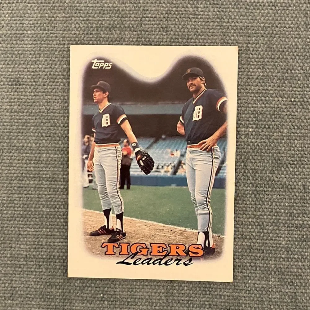 1988 Topps Detroit Tigers Baseball Card Trading Card